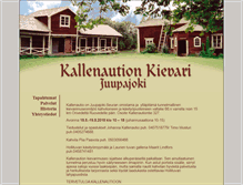 Tablet Screenshot of kallenautio.fi